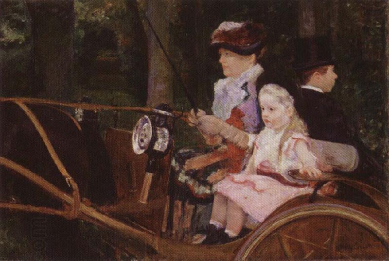 Mary Cassatt A Woman and a Girl Driving China oil painting art